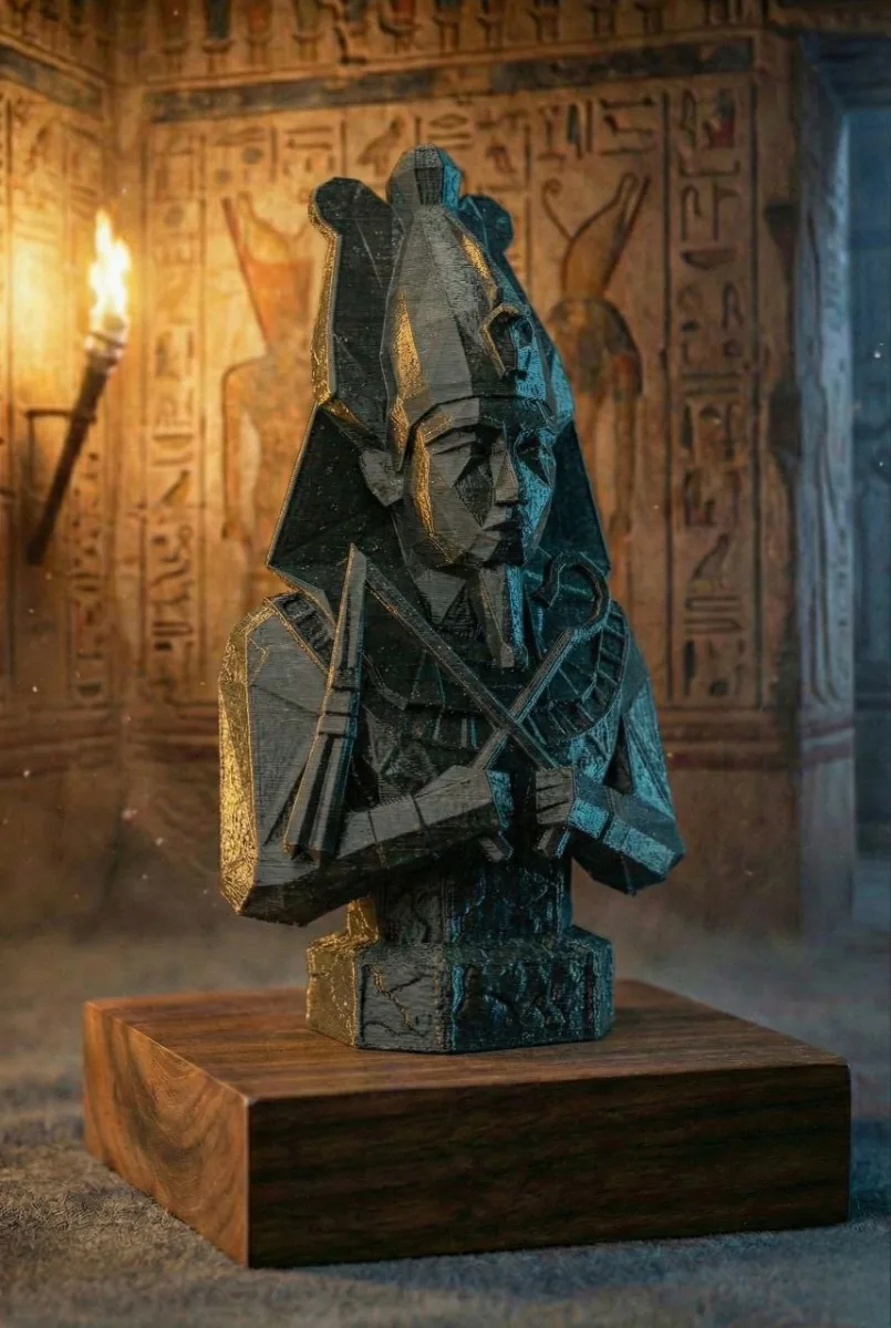 Low Poly Osiris Bust