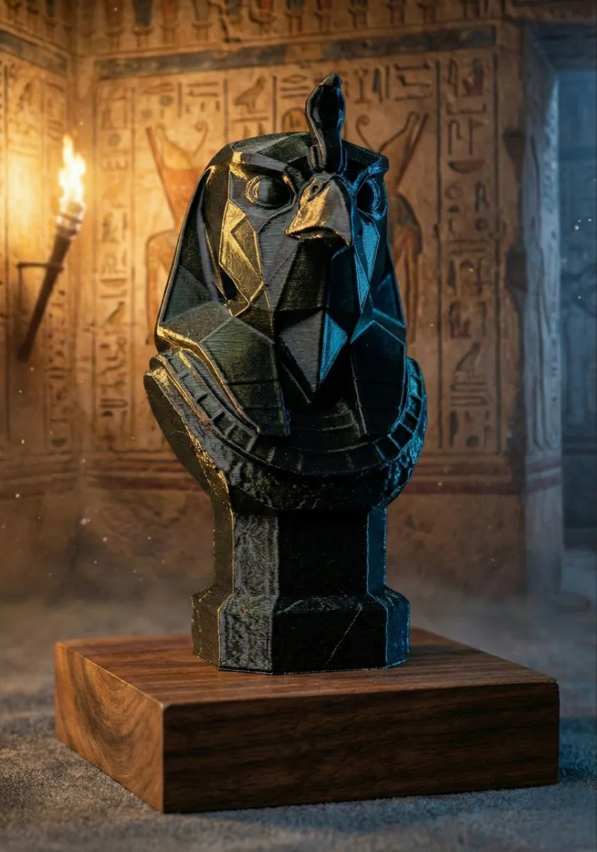 Low Poly Horus Bust