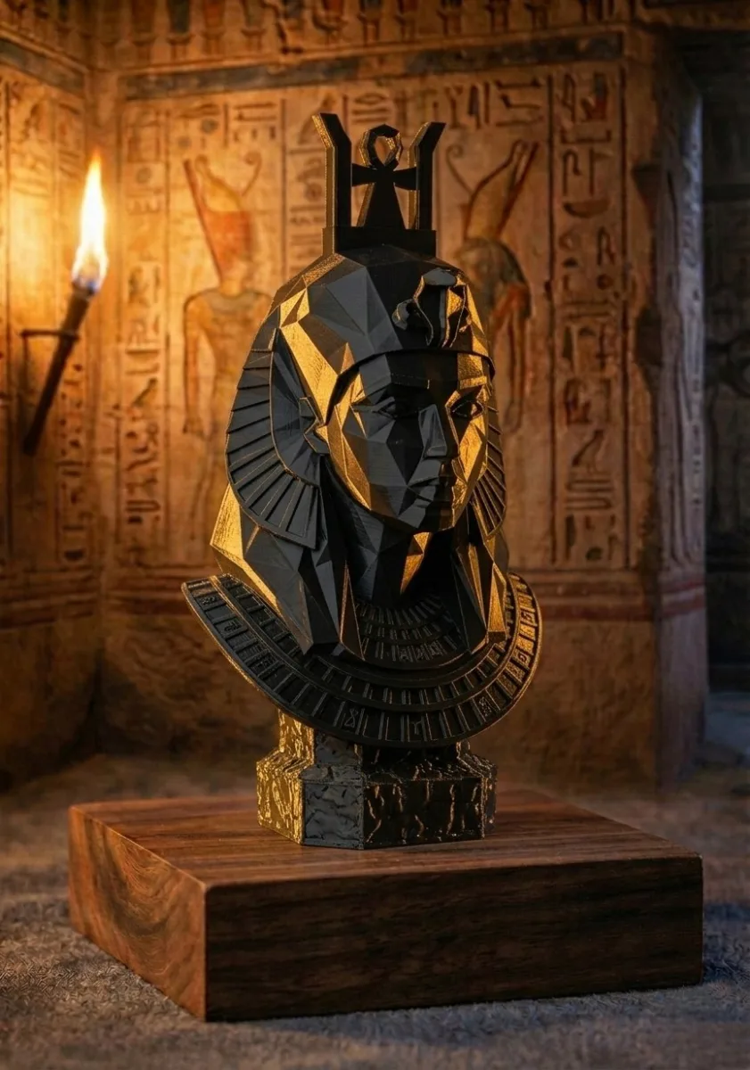 Low Poly Isis Bust