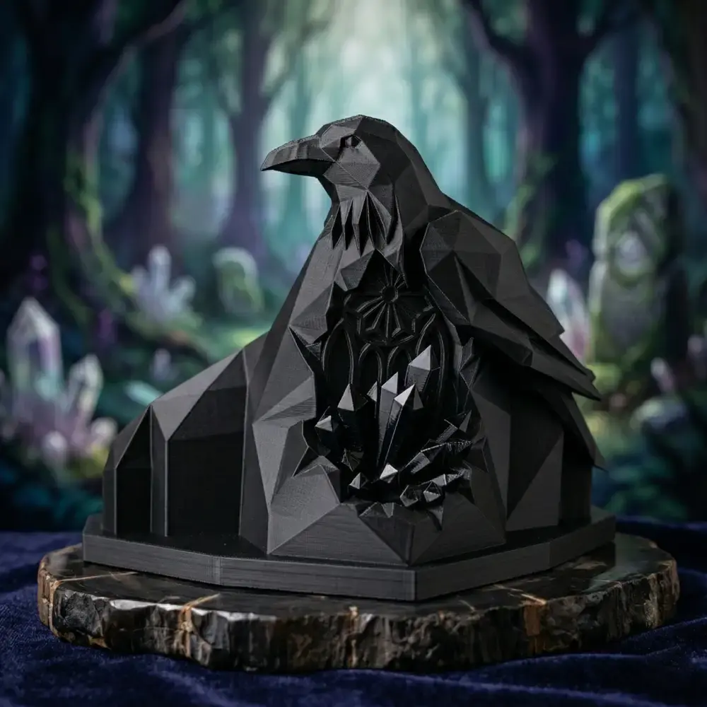 Crow of the Mountain Sculpture