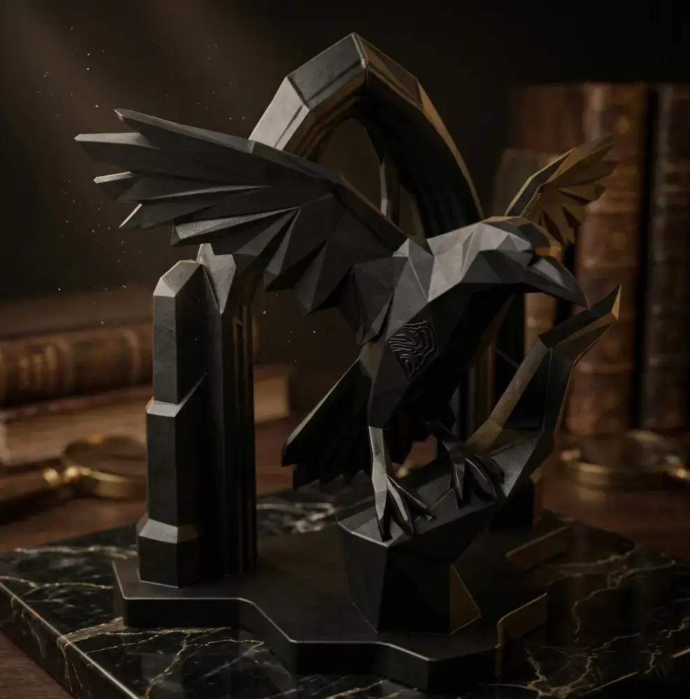 Crow of Knowledge Sculpture