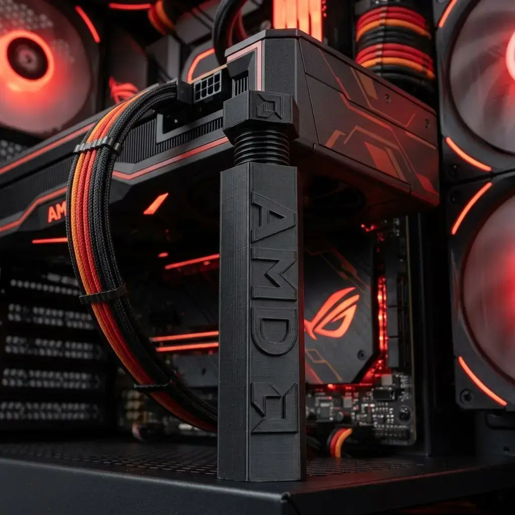 AMD Branded Adjustable GPU Support Stand
