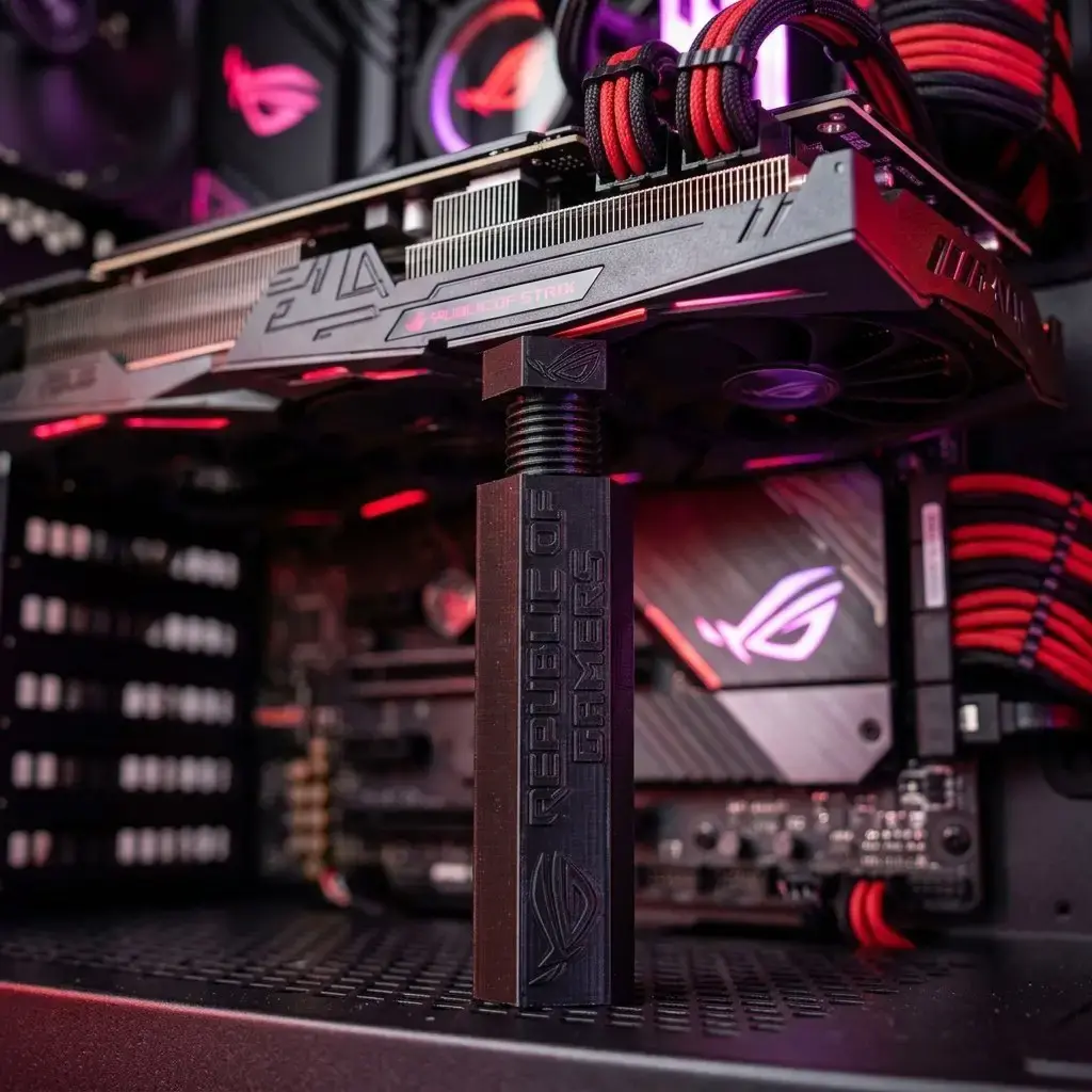 ROG Branded Adjustable GPU Support Stand