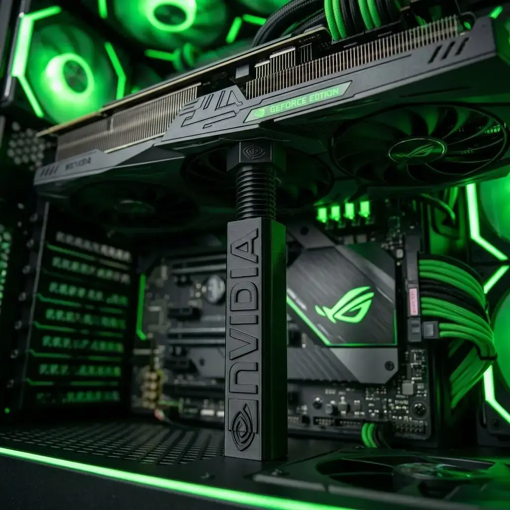 NVIDIA Branded Adjustable GPU Stand