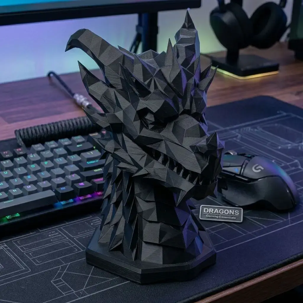 Western Dragon Bust