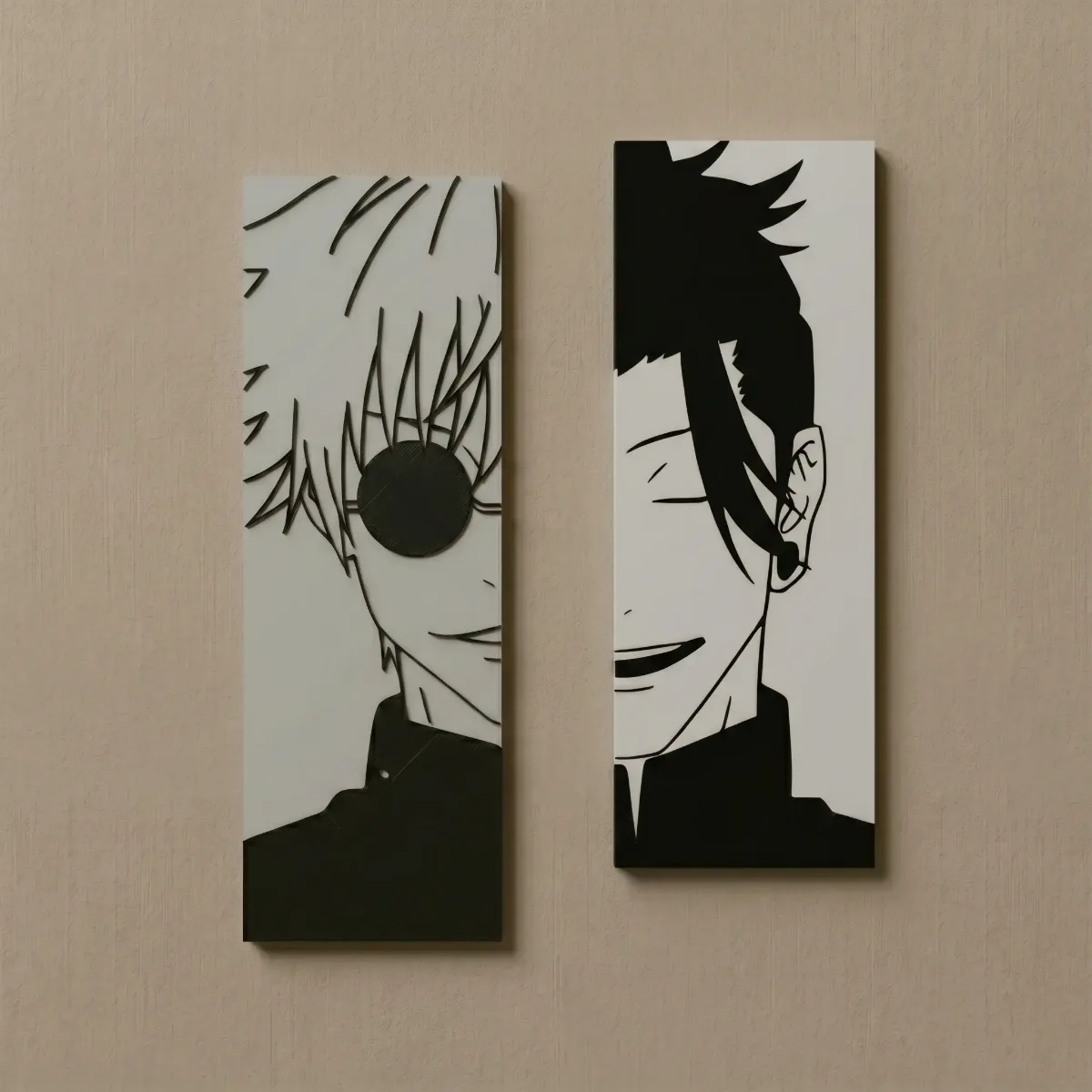 Jujutsu Kaisen Gojo & Geto 3D Wall Art