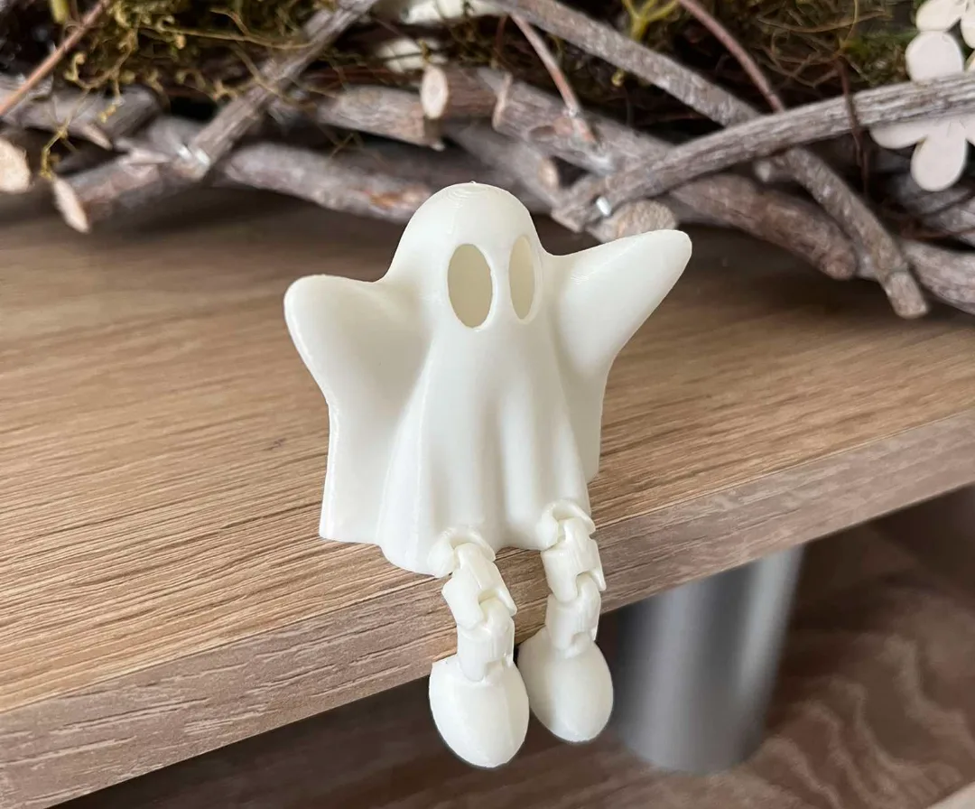 The Phantom Sitter - Articulated Ghost Figurine