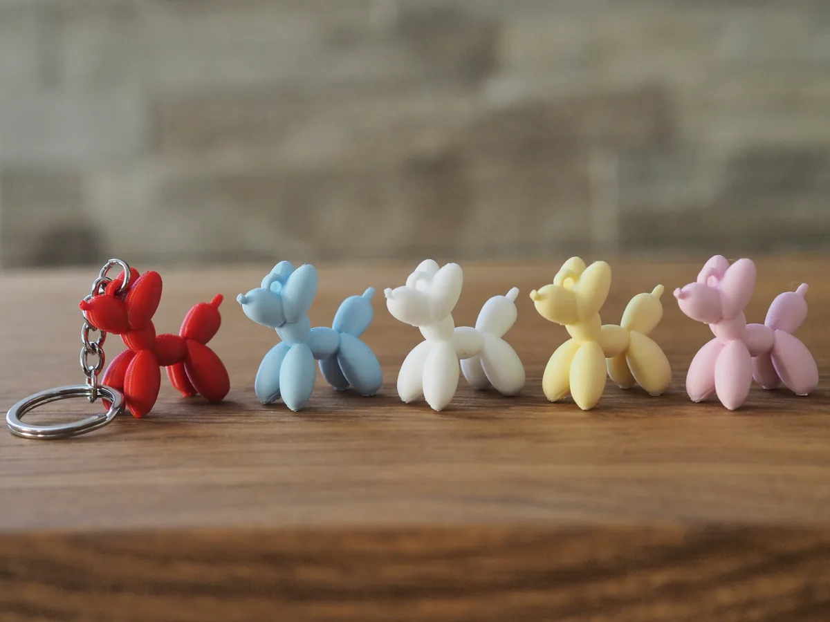 The Avant-Garde Balloon Dog Keychain (Keychain Ring Not Included)